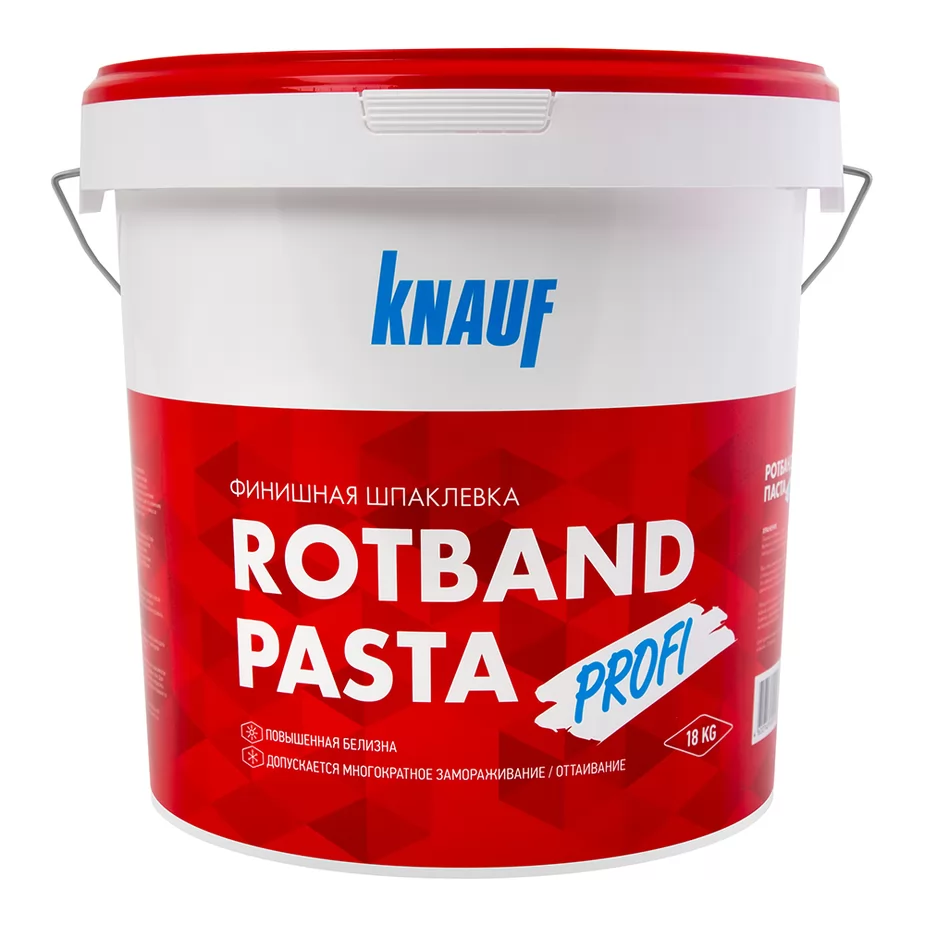 Шпатлевка финишная Knauf  Rotband Pasta 18 кг 156116 фото в Москве
