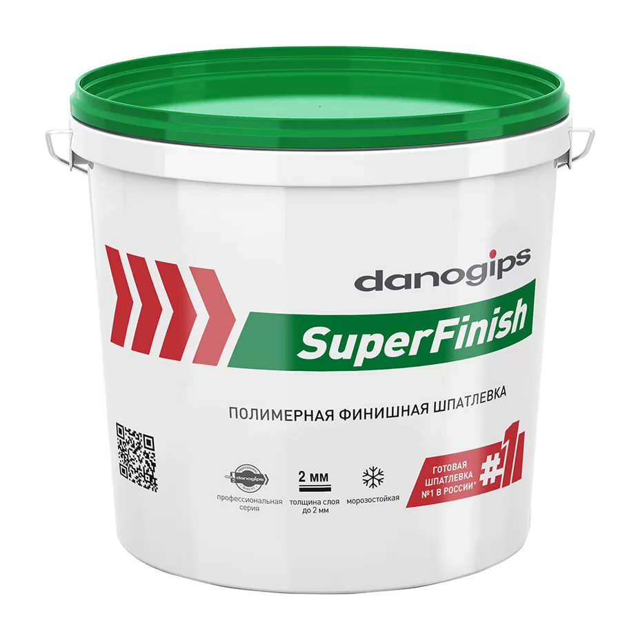 Шпатлевка Danogips SuperFinish 28 кг ( 17 л ) 613291 фото в Москве
