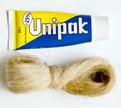 Комплект смазка+лен Unipak в упаковке купить в Москве