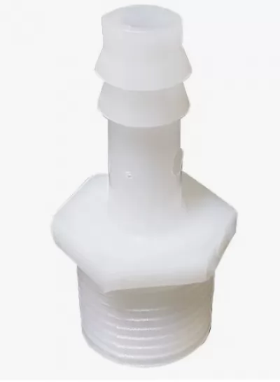 Штуцер пластиковый для шланга 1/2 Белый QUATTRO ELEMENTI 771-879 купить в Москве