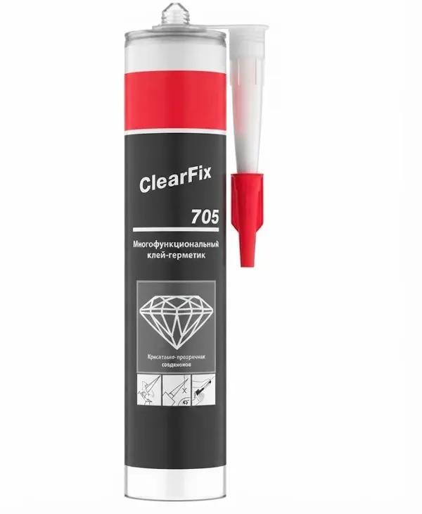 Купить Гибридный прозрачный клей-герметик ClearFix 705 290 мл H4205