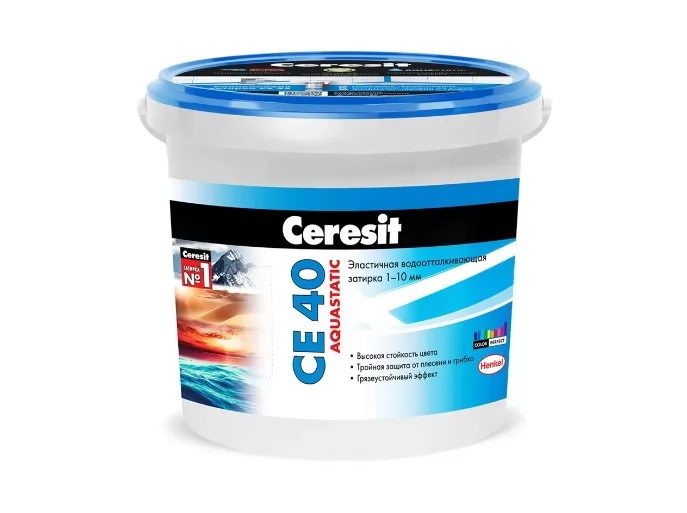 Затирка цементная Ceresit CE 40 Aquastatic  №55 Светло-коричневый 2 кг