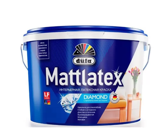 Dufa MattLateх краска для стен и потолков  2.5л фото в Москве