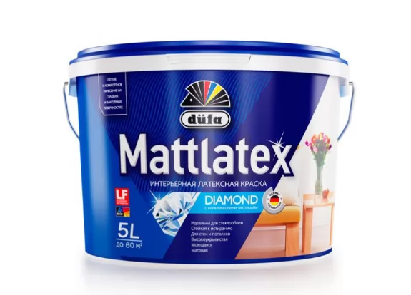 Dufa MattLatex краска для стен и потолков  5л фото