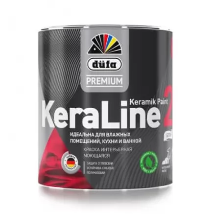 Dufa Premium KeraLine 20  Keramik Paint база 3 краска для влажных помещений 0.9 л  фото в Москве
