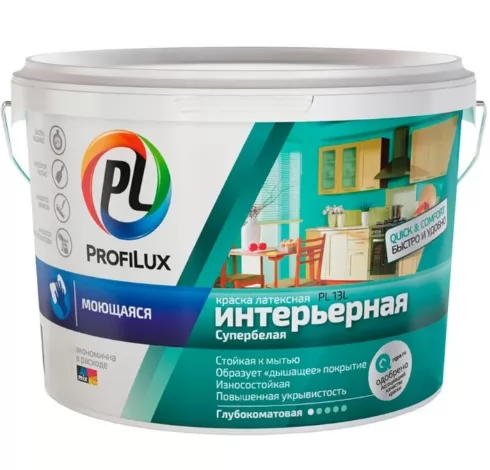 Dufa Profilux Interior моющаяся  интерьерная  влагостойкая 1.4 кг  фото в Москве
