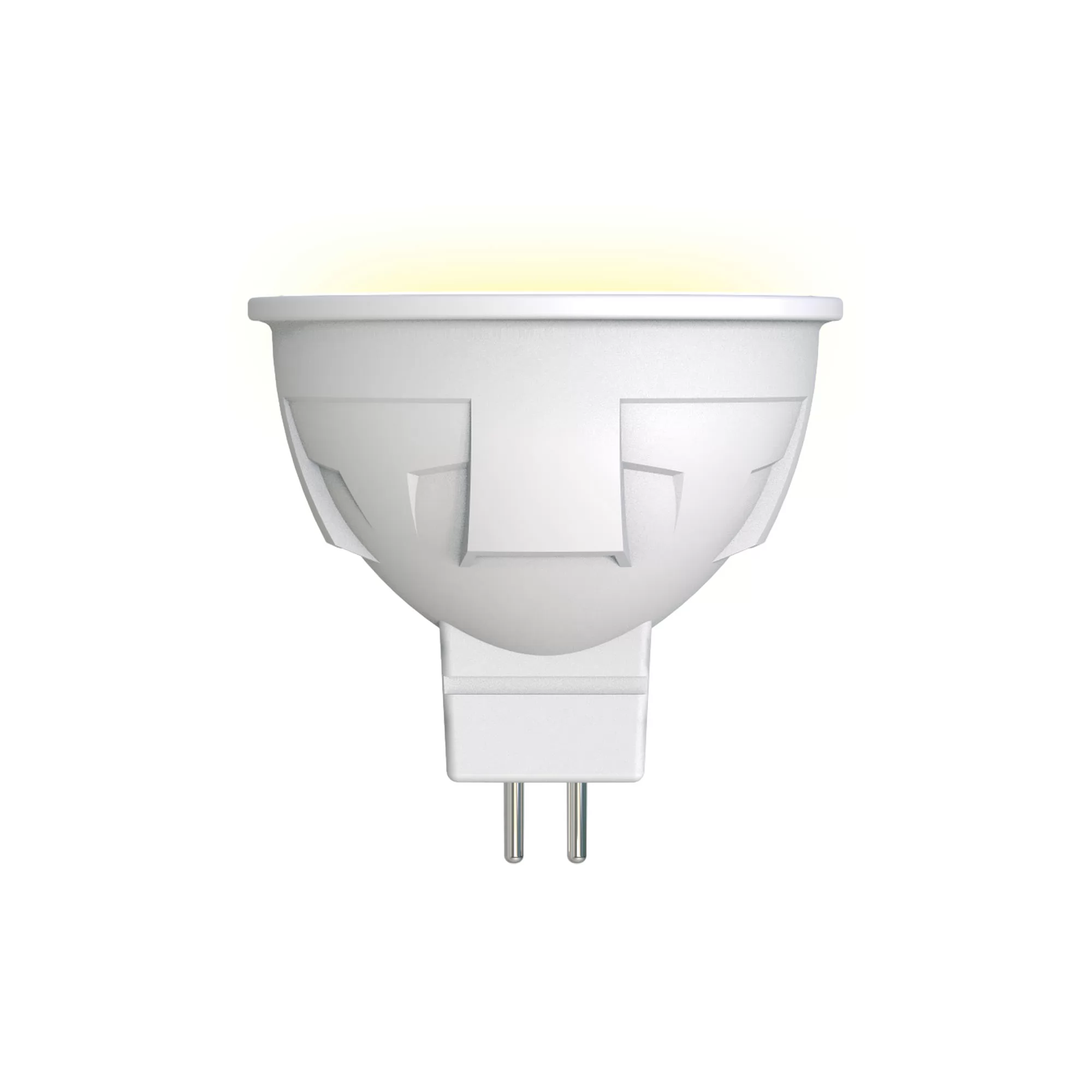 Лампа светодиодная Uniel ЯРКАЯ LED-JCDR GU5.3 PLP01WH 6 Вт теплый белый свет фото в Москве