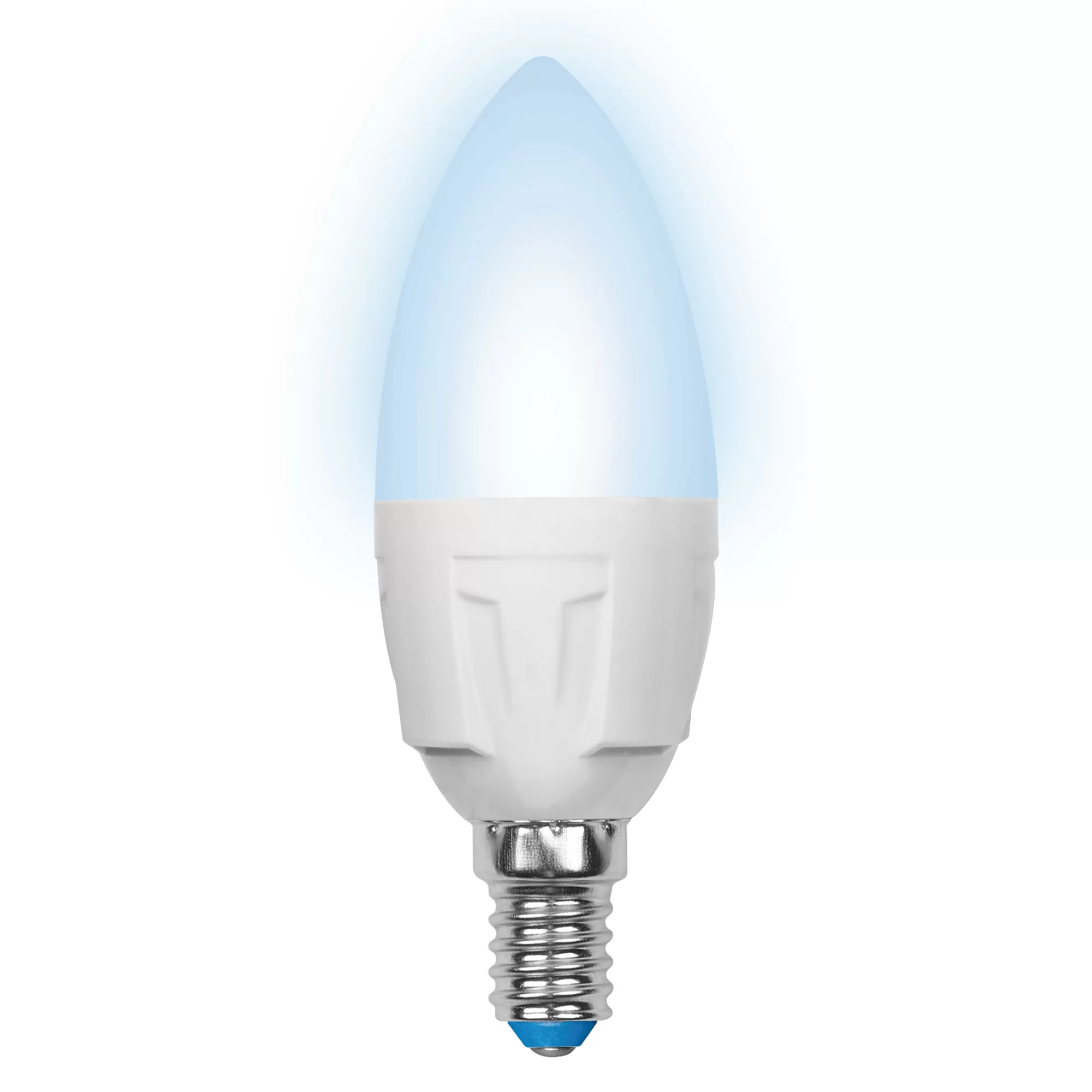 Лампа светодиодная Uniel ЯРКАЯ LED-C37 E14 PLP01WH 7 Вт белый свет
