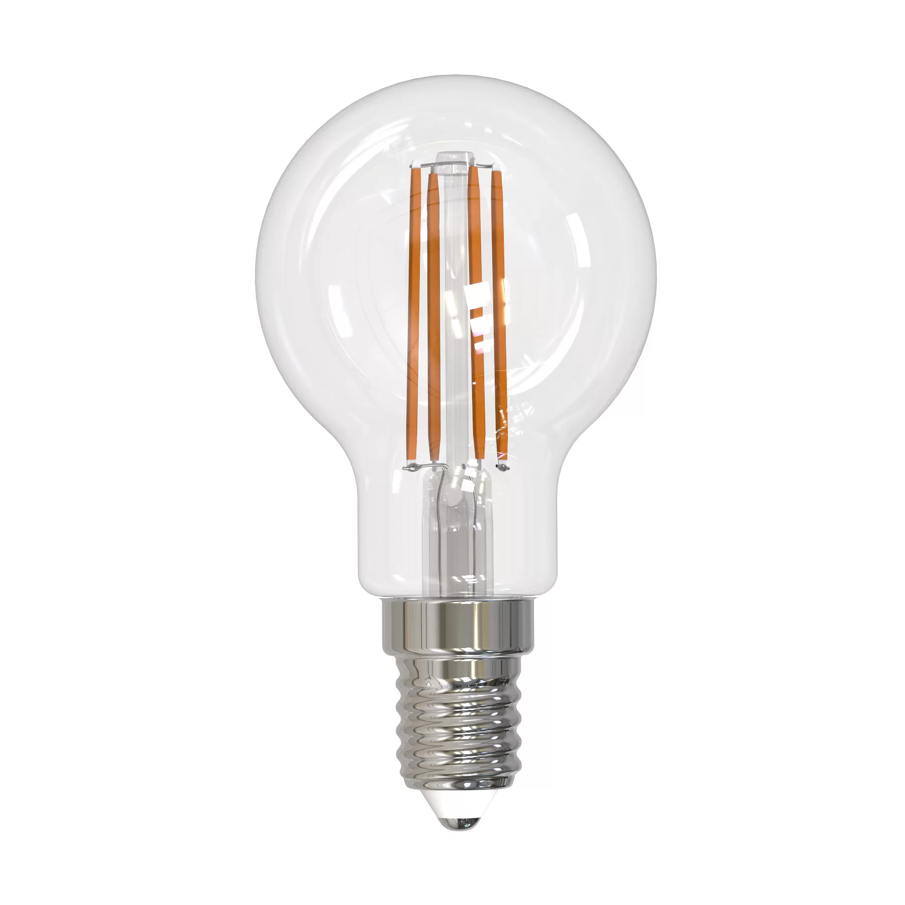 Лампа светодиодная прозрачная Uniel Sky LED-G45 E14 PLS02WH 11 Вт белый свет фото