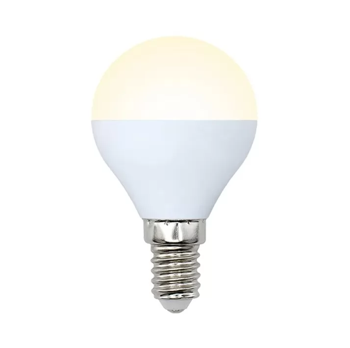 Лампа светодиодная Volpe Optima LED-G45 E14 8 Вт теплый свет фото в Москве