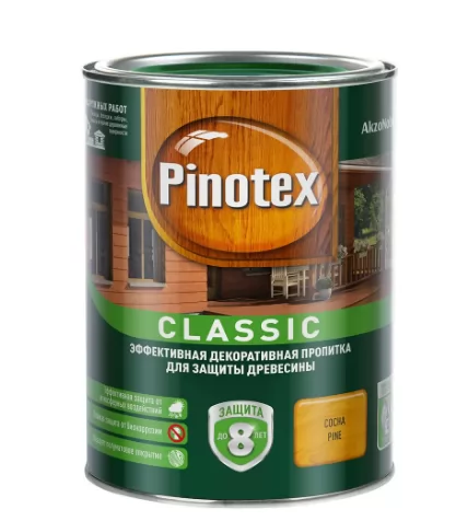 Пропитка Pinotex Classic  сосна 0.9л фото в Москве