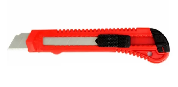 Нож 18 мм выдвижное лезвие метал направляющая Matrix фото