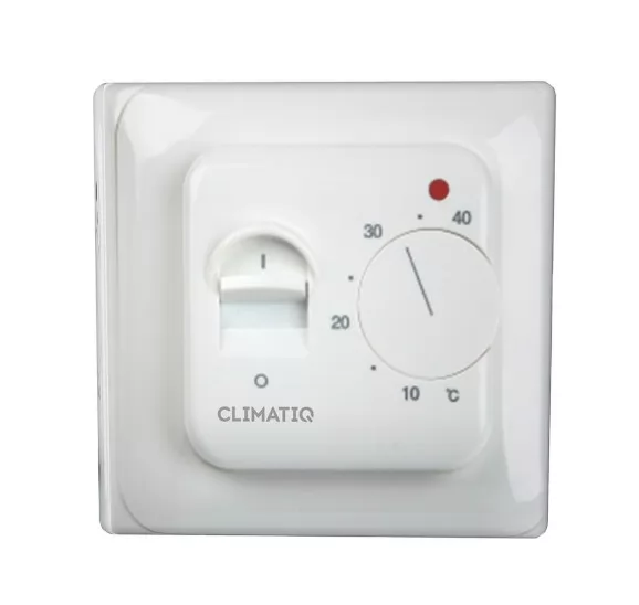 Терморегулятор для теплого пола IQWATT CLIMATIQ BT  белый  фото в Москве