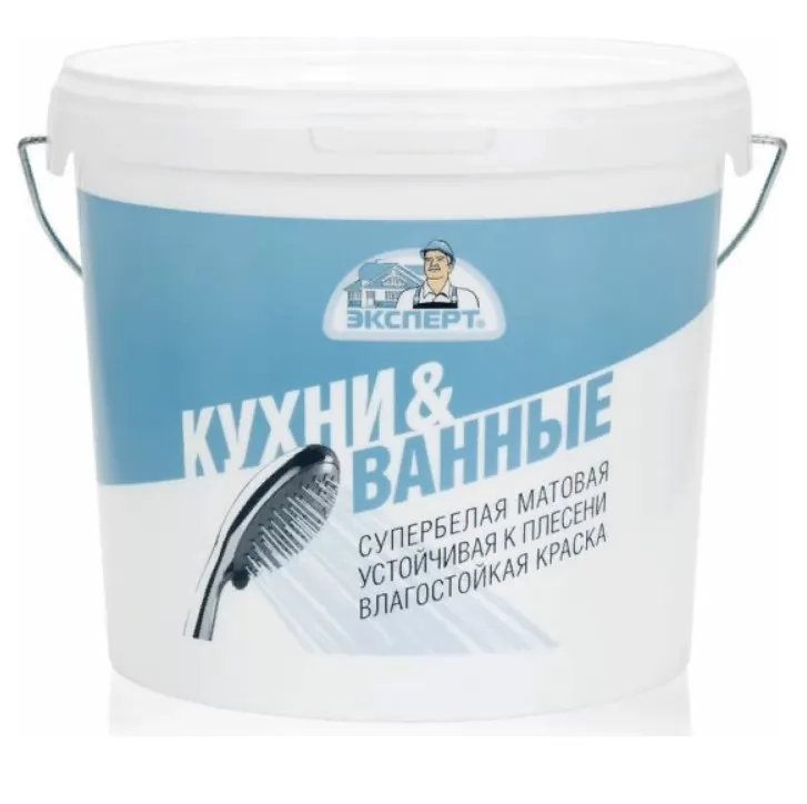 Краска для кухонь и ванн антиплесень Эксперт 3.5кг фото в Москве