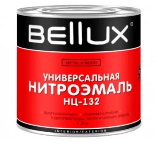 Краска эмаль НЦ-132 Беллюкс синяя, 0,7 кг фото в Москве