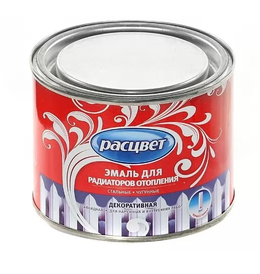 раска для радиаторов Расцвет 1кг, белая фото в Москве