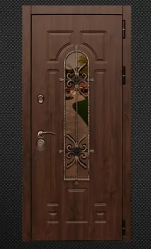 Дверь входная металлическая Лацио Тёмный дуб фото в Москве