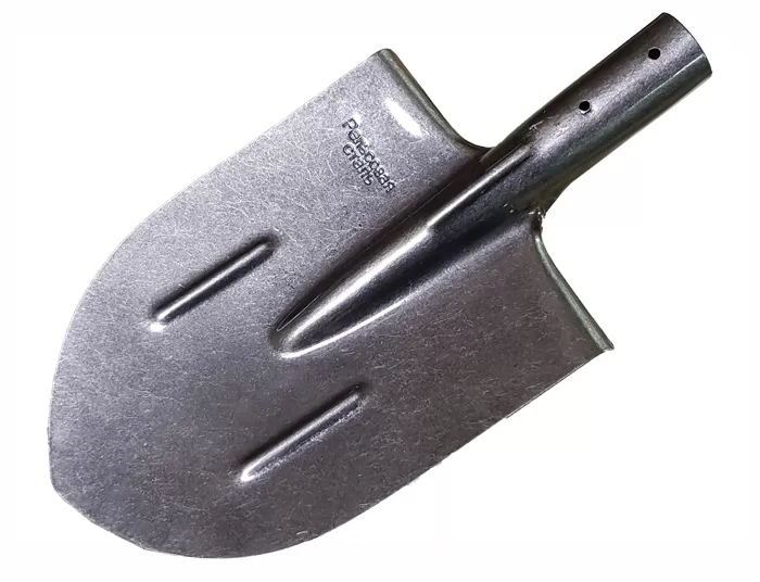 Штыковая лопата из рельсовой стали с ребрами жесткости без черенка фото