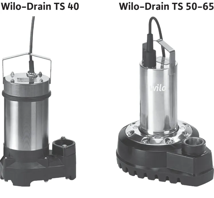 Купить Погружной насос для сточных вод Wilo Drain TS 50 H 111/11 (1~230 В)