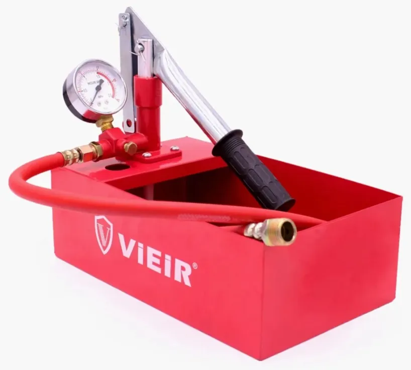 Купить Опрессовочный аппарат ViEiR ручной 5 литров RP-53 / насос для подкачки системы отопления