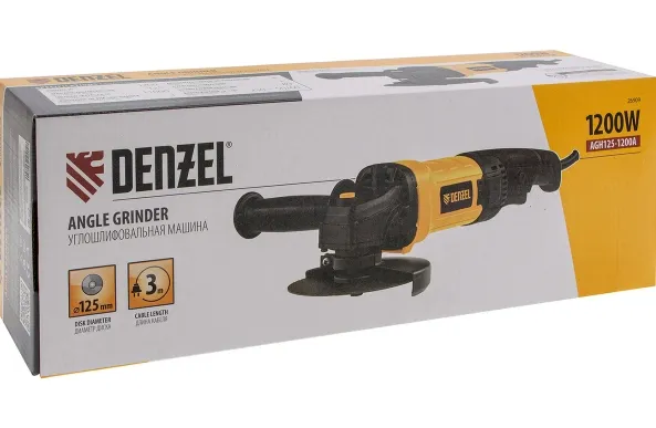Купить Шлифовальная угловая машина Denzel AGH125-1200A 26909