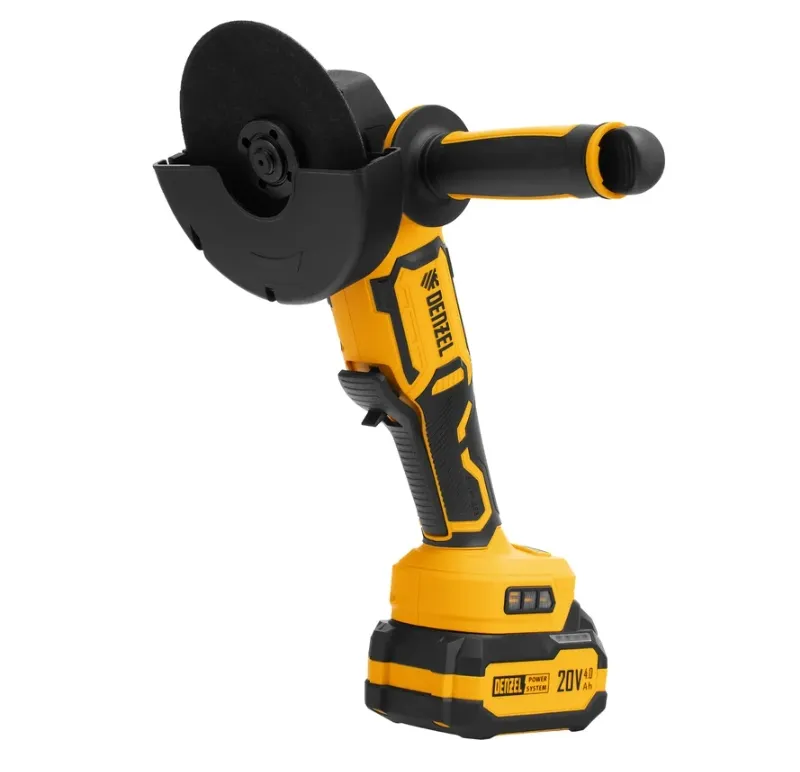 Купить Машина шлифовальная аккумуляторная Denzel AGH-BL-20-125, Li-Ion, 20 В 27010