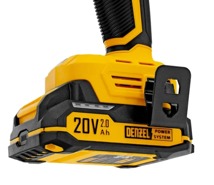 Купить Дрель-шуруповерт аккумуляторная ударная бесщет. Denzel CIDH-BL-20, Li-Ion, 20 В 26137