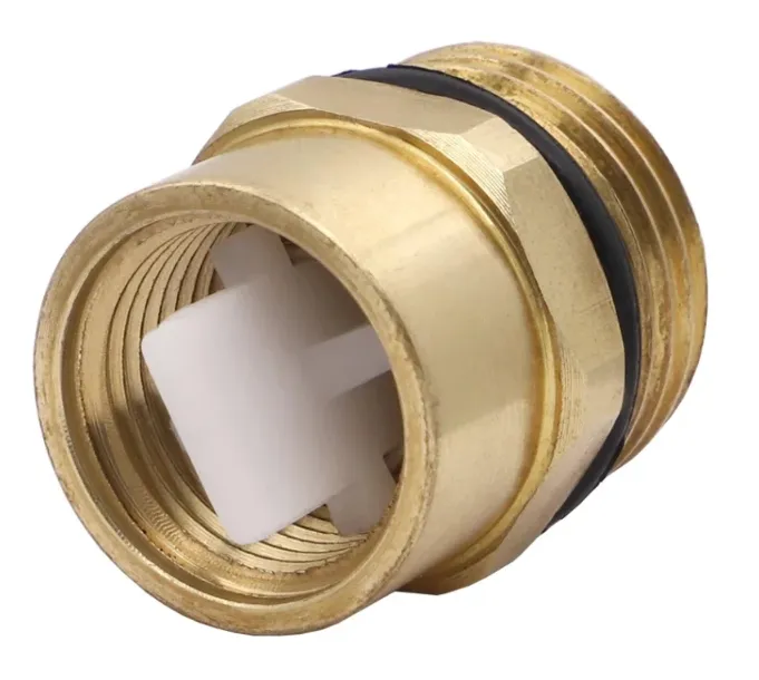 Купить Воздухоотводчик прямой 3/8х1/2 с отсекающим клапаном латунный PF503