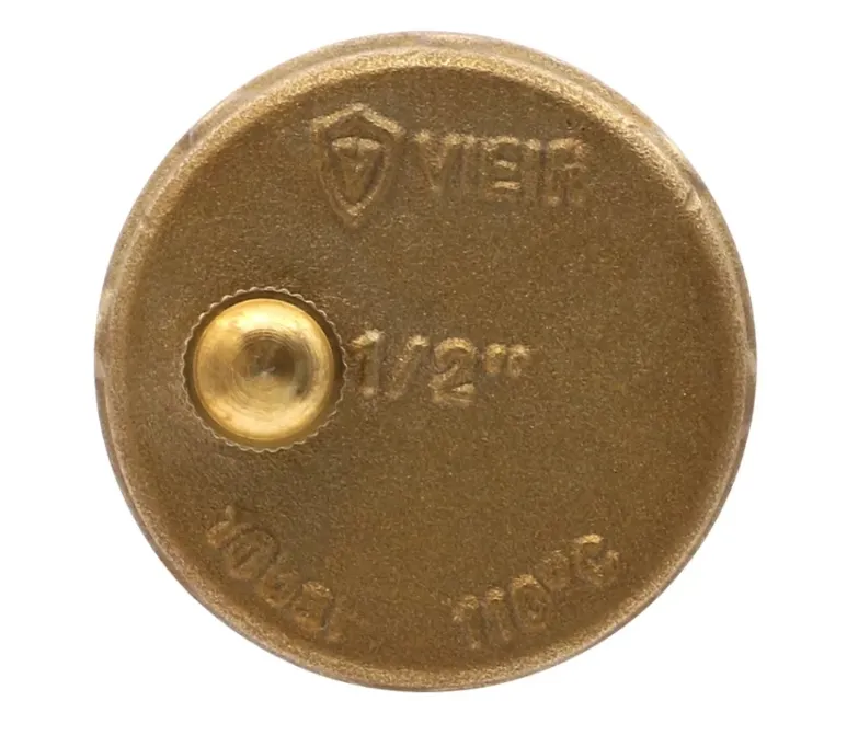 Купить Воздухоотводчик прямой 3/8х1/2 с отсекающим клапаном латунный PF503