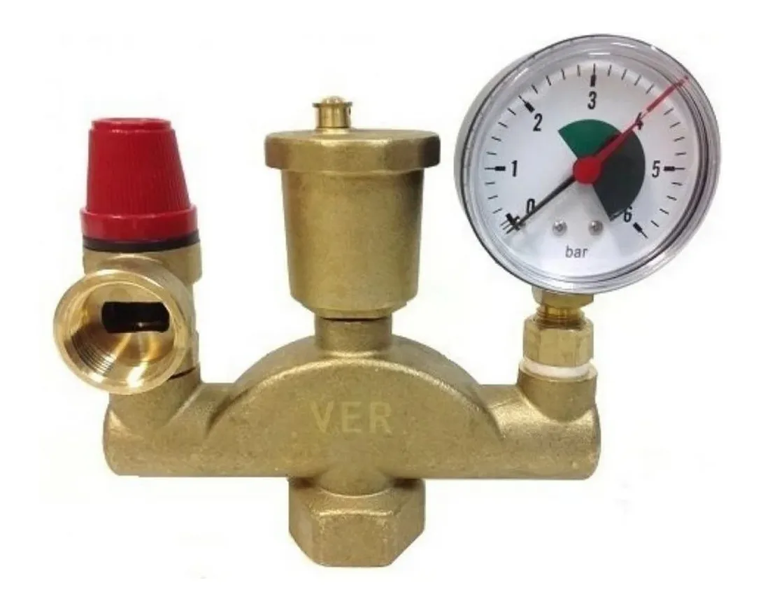 Купить Группа безопасности для котла VIEIR латунь 3 бар (20/1шт) AQ1063B