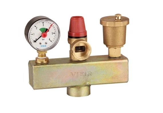 Купить Группа безопасности для котла VIEIR оцинкованная сталь 3 бар (20/1шт) AQ1113