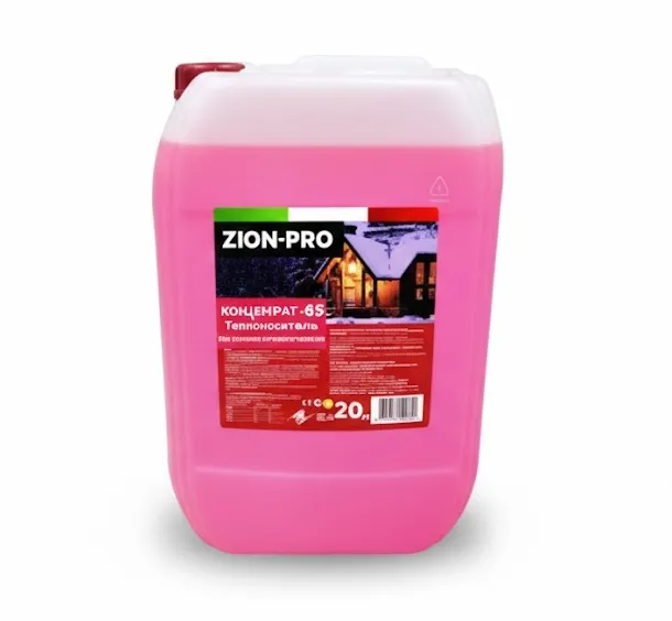 Купить Теплоноситель на основе Этиленгликоля ZION-Pro 20 кг