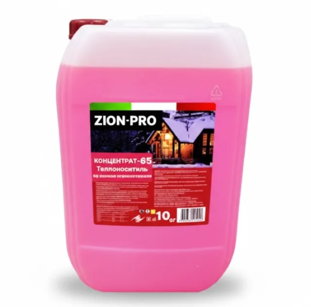 Купить Теплоноситель на основе Этиленгликоля ZION-Pro 10 кг