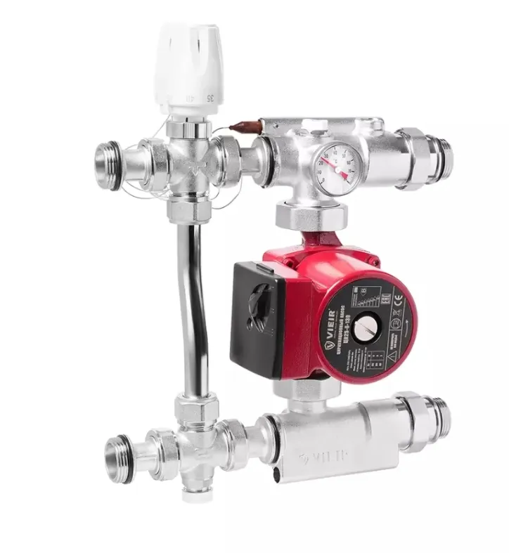 Купить Насосно-смесительный узел ViEiR для теплого пола, VR208