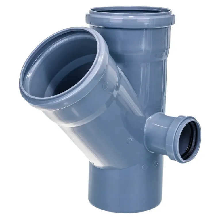 Купить Канализационная крестовина RTP с выходом вперед на 45 градусов, 110/110/50, градусов 50 правая 36538