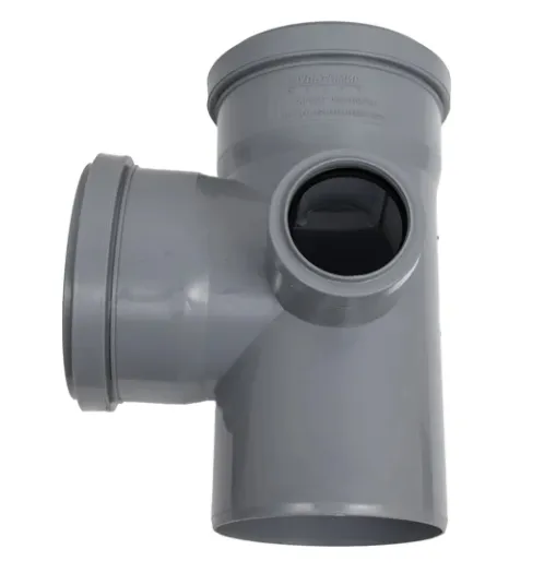 Купить Двухплоскостная крестовина АТЛАС ПЛАСТ DN 110х110х50 левая SCEL11011050