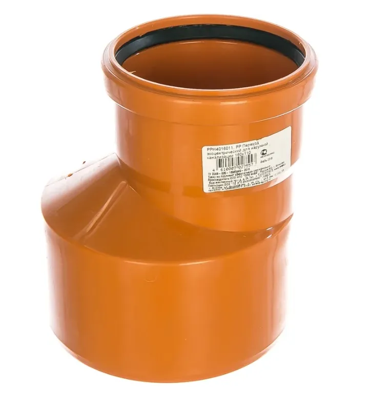 Купить Переход эксцентрический для наружной канализации PRO AQUA TERRA PP 160/110 PPH4016011