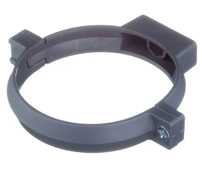 Купить Пластмассовый хомут с дюбелем Terma для трубы 110-115 мм, с саморезом 60958