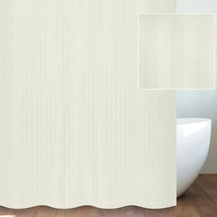 Купить Штора для ванной 180х200 см СВЕТЛО-БЕЖЕВЫЙ Savol S-01820D