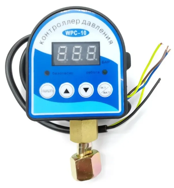 Купить Реле давления WPC-10 для водяных насосов, диапазон 0.1-10 бар, резьба 3/8"