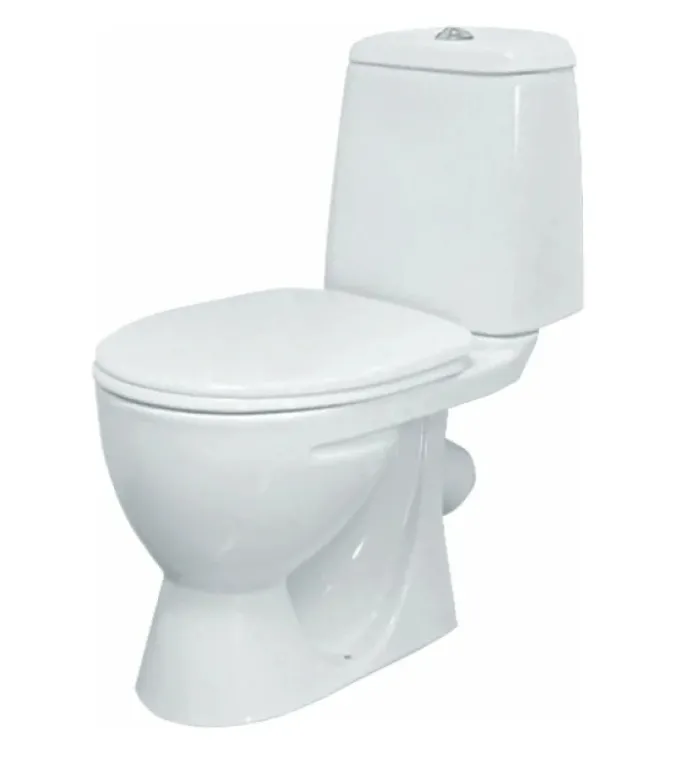 Купить Унитаз-компакт Sanita Идеал Эконом косой выпуск, 1 режим, сиденье ПП 422774