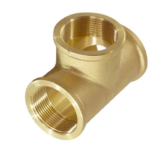 Купить Тройник латунный 1 1/4 гайка х 1 гайка х 1 1/4 гайка ViEiR (30/2шт)