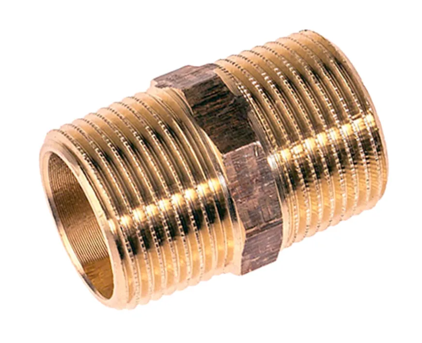 Купить Ниппель 1/2" штуцер-штуцер ВГ бронза Viega