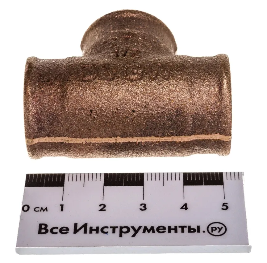 Купить Тройник Viega, ВВВ, 1/2", 1/2", 1/2", бронза RX, равнопроходной 264222
