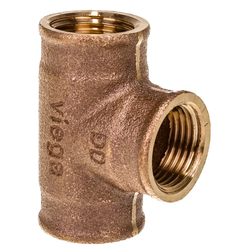 Купить Тройник Viega, ВВВ, 3/4", 3/4", 3/4", бронза RX, равнопроходной 264246