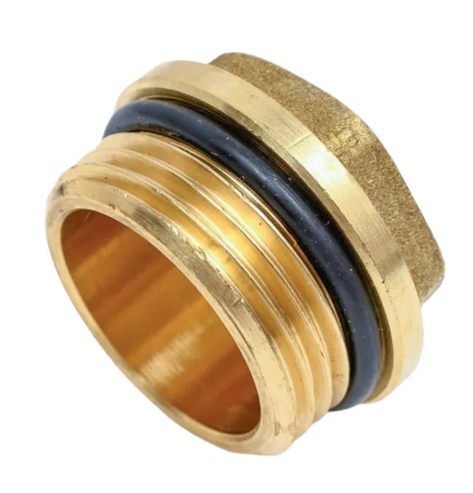 Купить Заглушка с уплотнительным кольцом 1" штуцер латунь ViEiR VR28-5M