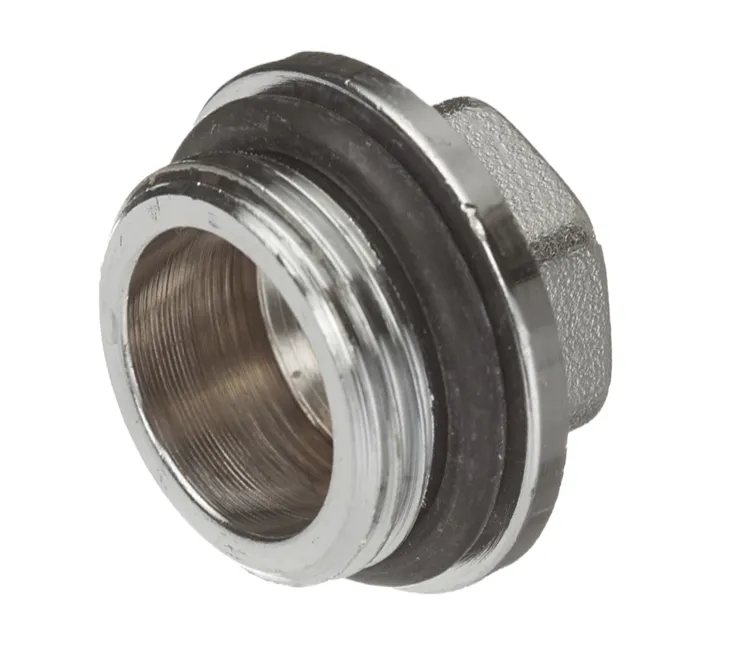 Купить Заглушка с уплотнительным кольцом 3/4" штуцер хром R10