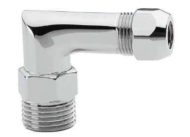 Купить Угол хромированный М10х1/2 цанга/наружная резьба 126M1210 REMER