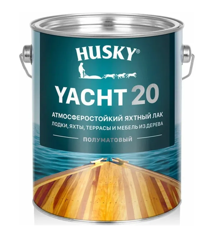 Купить Яхтный атмосферостойкий лак HUSKY полуматовый, 2.7 л 30138