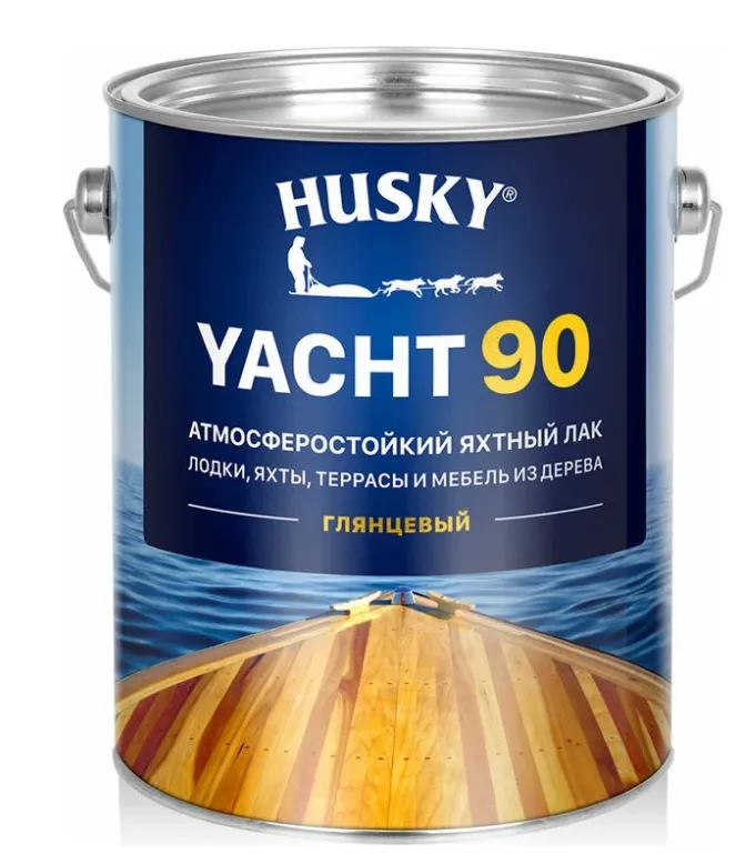 Купить Яхтный атмосферостойкий лак HUSKY глянцевый, 2.7 л 30137